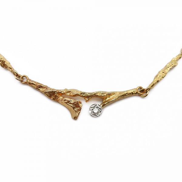 Lapponia Kevätkaste kaulakoru 0,02ct 39cm #4