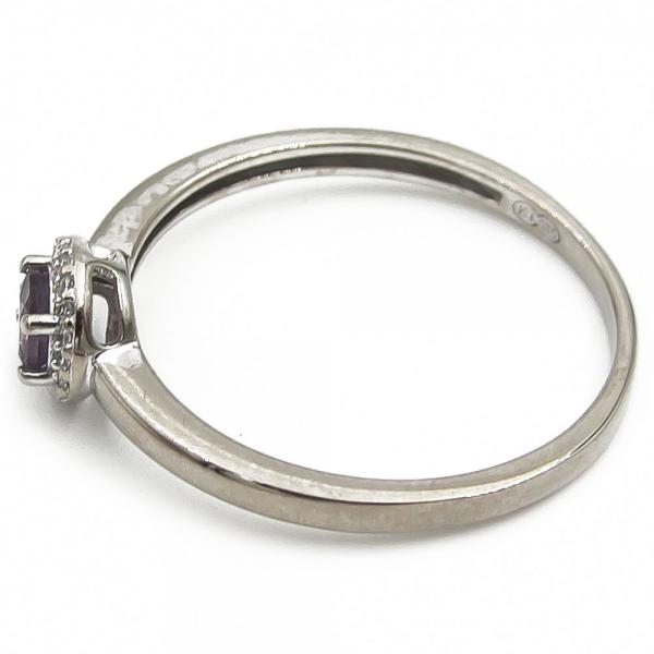 Valkokulta timanttisormus halk.18.75 mm  #4
