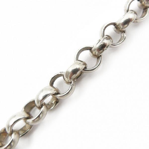 Hopeinen papuketju 18,5cm,6,8mm #2