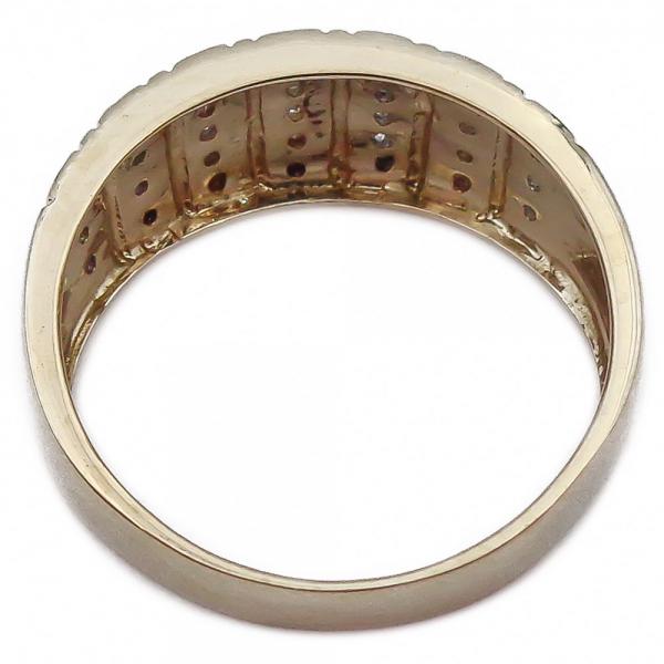 Kultainen timanttisormus n.0,15ct 17,5mm #2