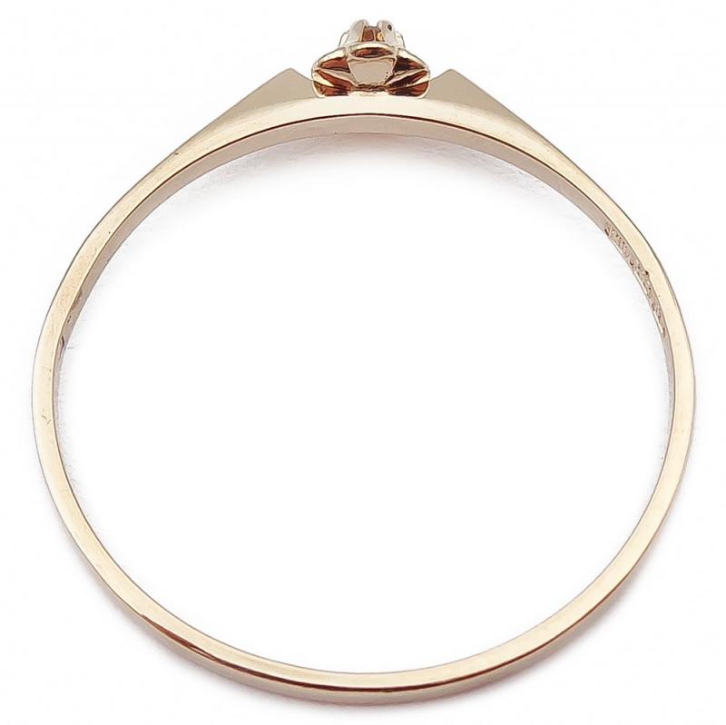 Kultainen timanttisormus 0,005ct 19mm #2