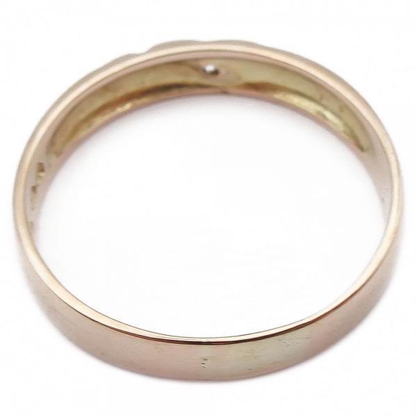 Kultainen timanttisormus 0,01ct 19,5mm v.2002 #2