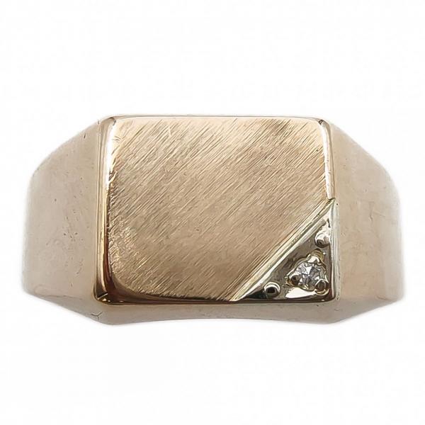 Timantti kantasormus 10mm 0,05ct koko: 23 v.-88  #2