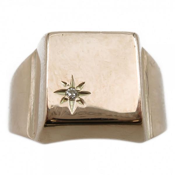 Kantasormus timantilla 0,005ct koko:21,5 v.-79  #1