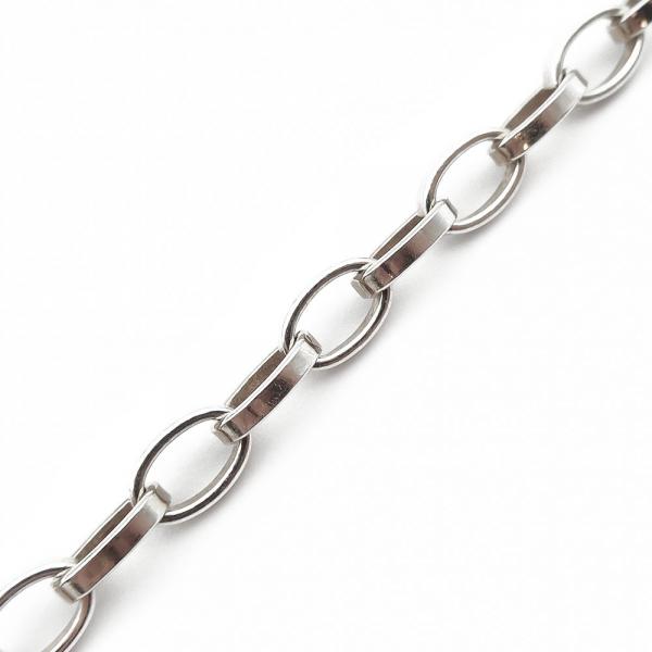 Hopeinen ranneketju 21cm #1
