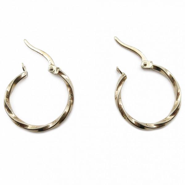 U-lukolliset kierteiset korvarenkaat 18mm  #1