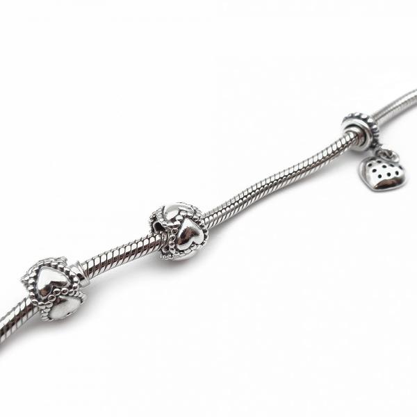 Pandora sydän rannekoru 21cm #1