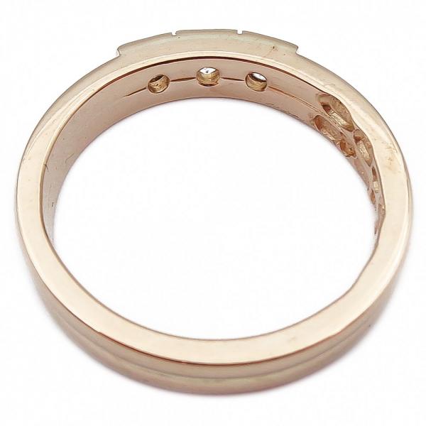 18k sormus kirkkailla kivillä 18mm v.-31 #2