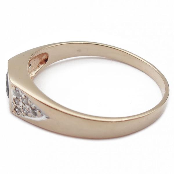 Kultainen sinisafiirisormus tim.0,06ct 19mm  #3