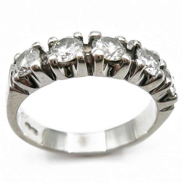 Collection Queen valkokultainen  timanttisormus 1,07ct 18mm  #1