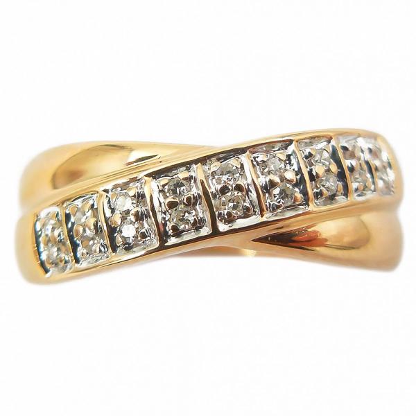 Kultainen Timanttisormus,18x0.005ct,17mm #4