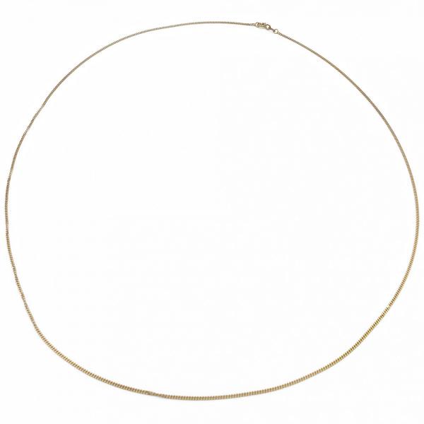 Kultainen kaulaketju 60 cm, panssari 1.20 mm #0