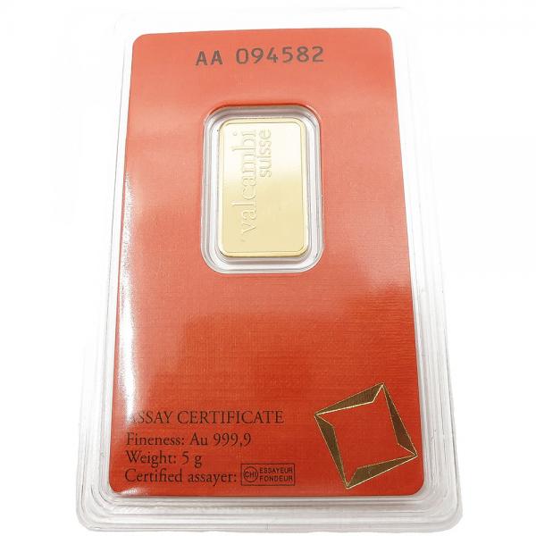 Sijoituskultalaatta 20g Valcambi Suisse nro:220906 #1