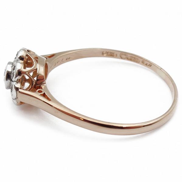 18k timanttisormus 0,19ct 20+ v.-74 #3