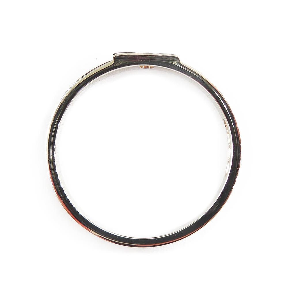 Lapponia kaksivärinen 14K timanttisormus 0,01 ct, 16,5 mm, 1975 #4 Kultatukku.fi