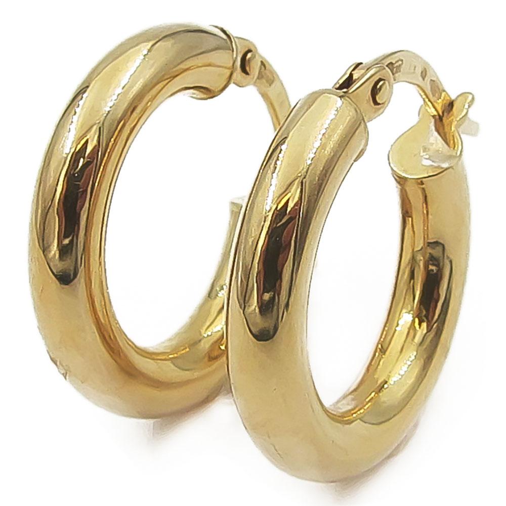 Kultaiset putkikorvarenkaat halk.15,7mm lev,3mm #0