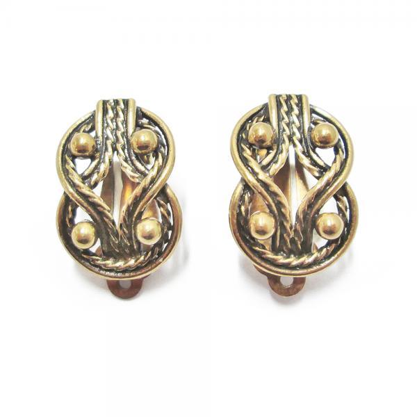 Kalevala Koru Teljänneito korvakorut klipseillä, pronssi #0