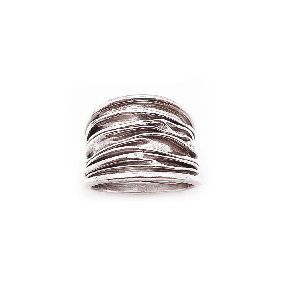 Hopeinen sormus 16,5mm #1