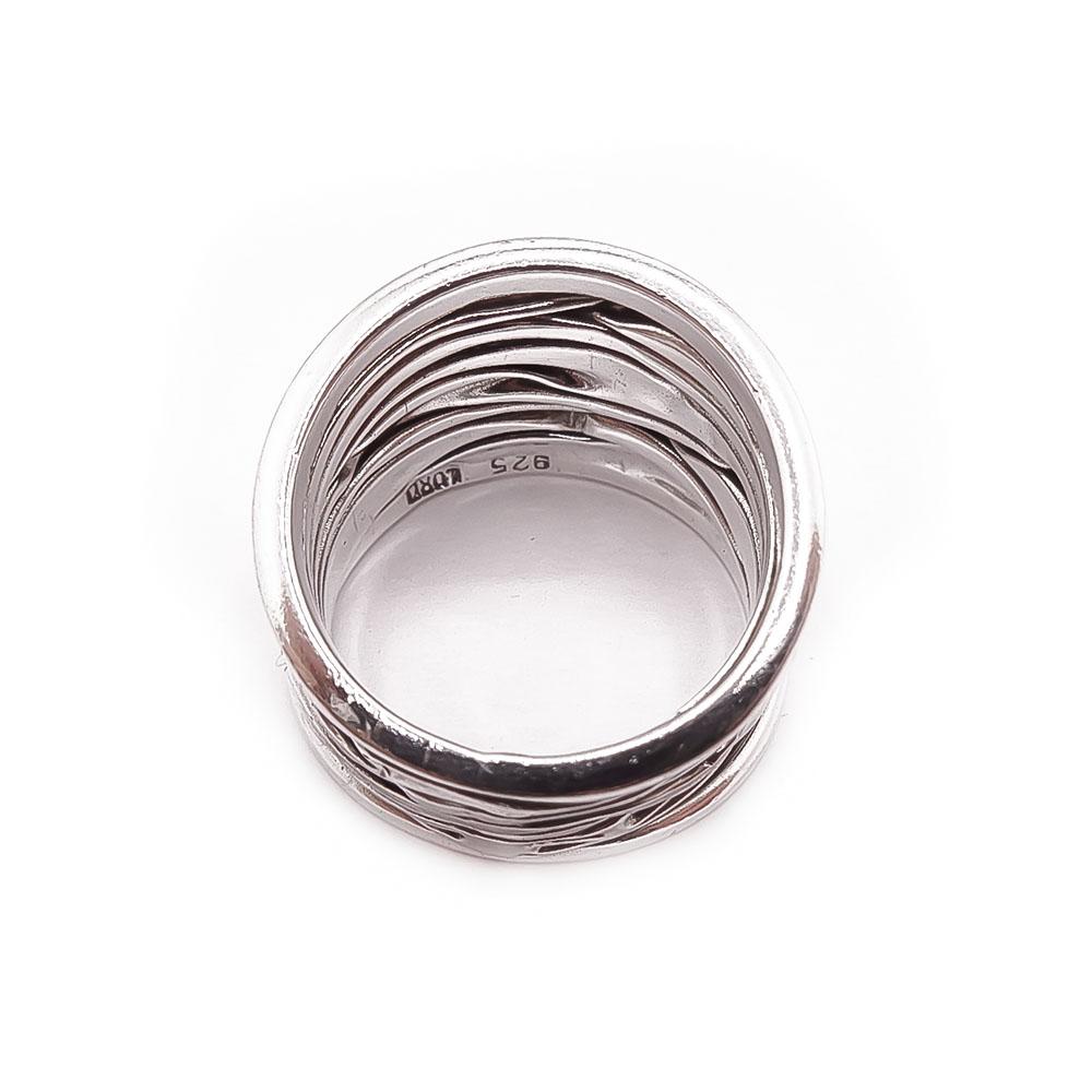 Hopeinen sormus 16,5mm #2