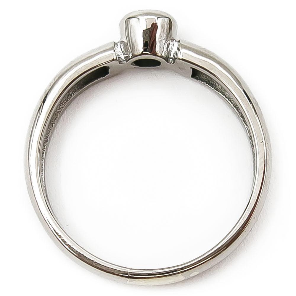 Valkokultainen timanttisormus 0,2ct 18,75mm #2