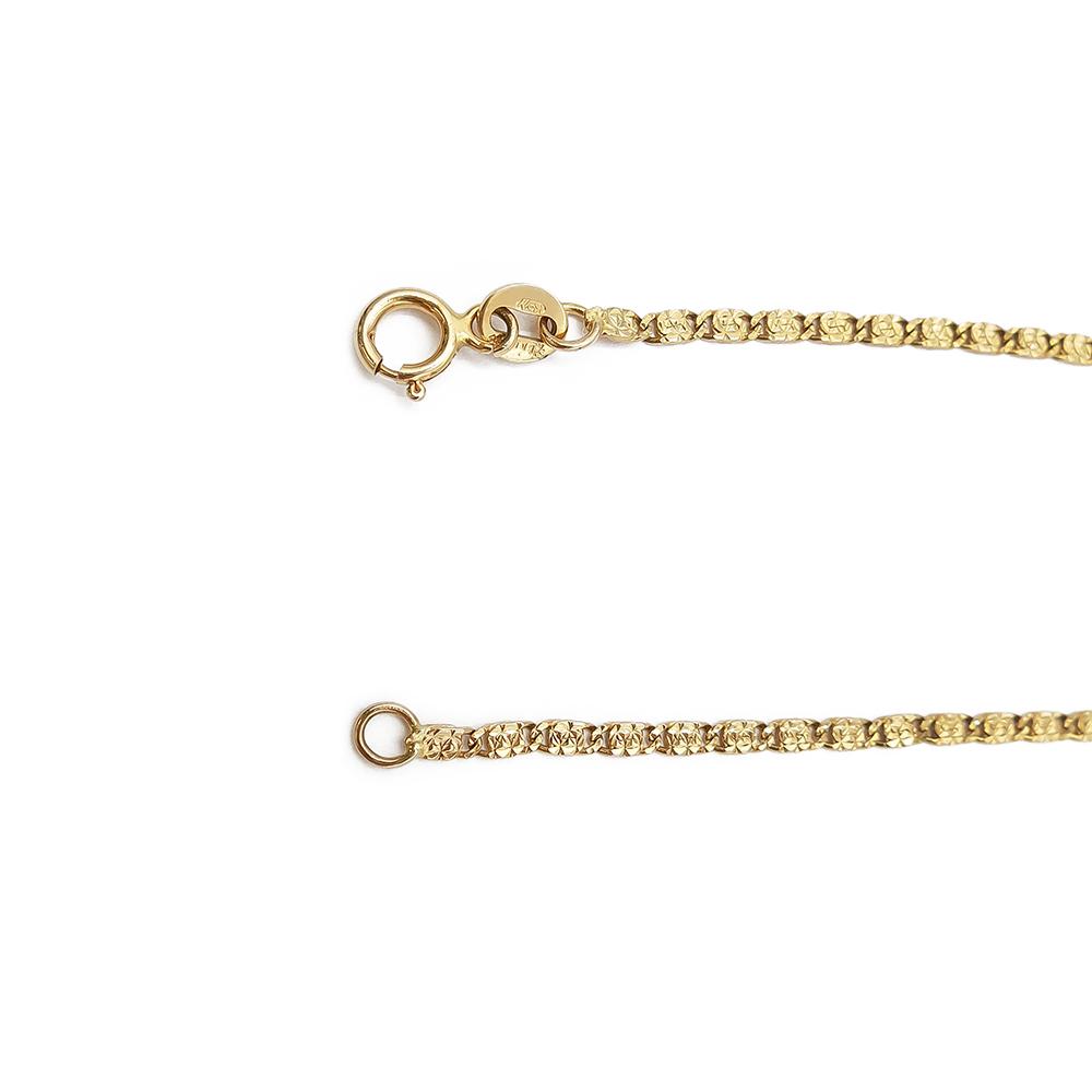 Timanttileikattu ranneketju 18,5cm #1