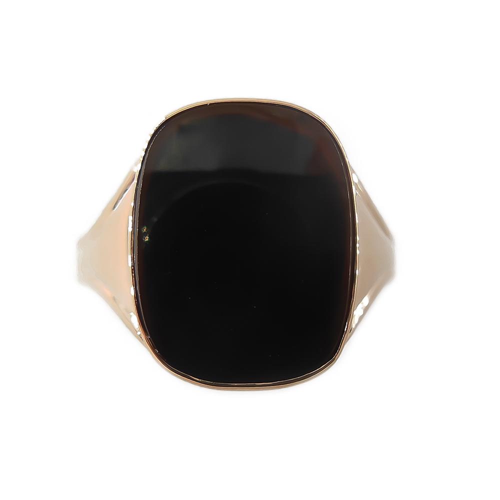 Kultainen sormus,Onyx,20mm, Turun Kultapaja Oy #1