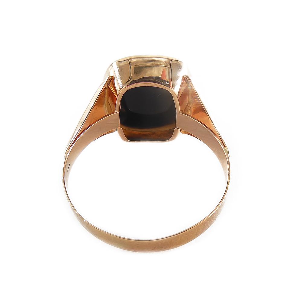 Kultainen sormus,Onyx,20mm, Turun Kultapaja Oy #3