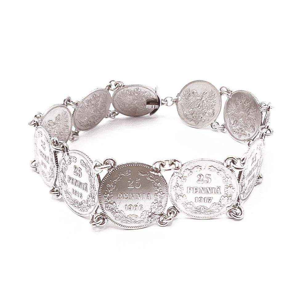 25 penniä rannekoru 18,5cm #0
