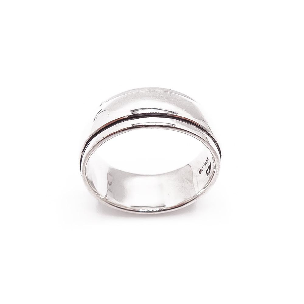 Hopeinen sormus 20,5mm #1