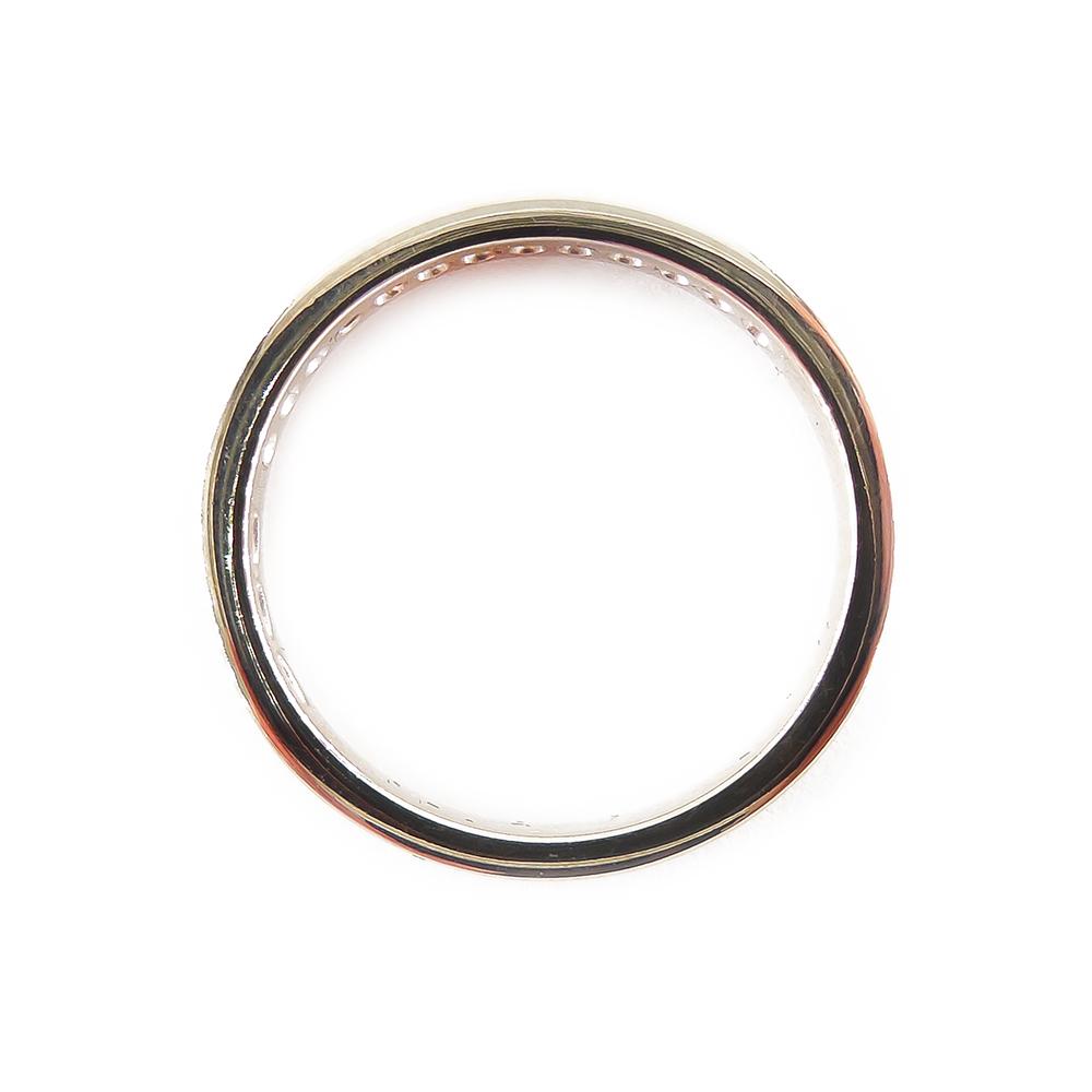 Valkokultainen timanttisormus 17mm #1