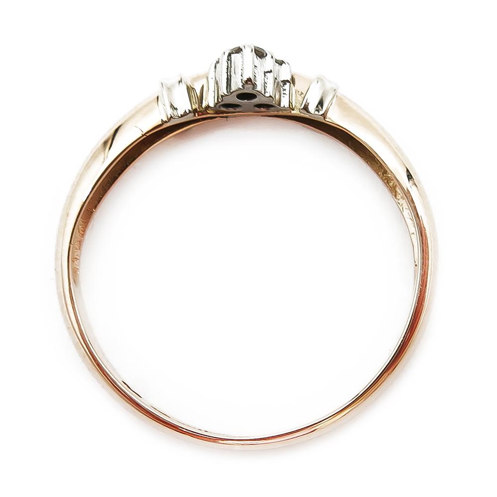 Timanttikolmio sormus 0,06ct 17,25mm #3