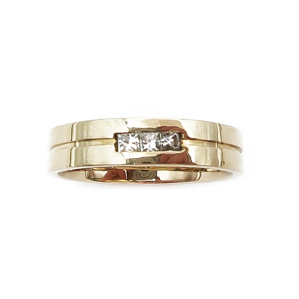4,4mm Timanttisormus 0,06ct 17,25mm #1