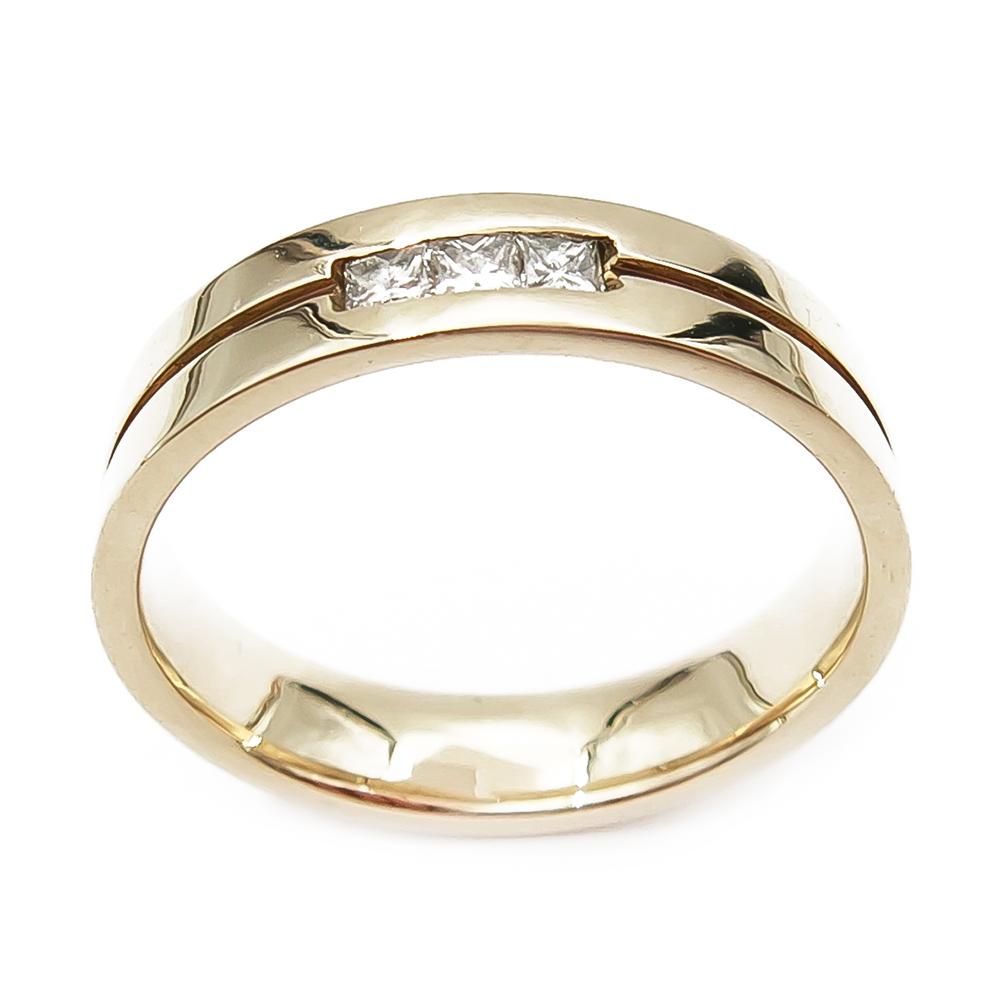 4,4mm Timanttisormus 0,06ct 17,25mm #2