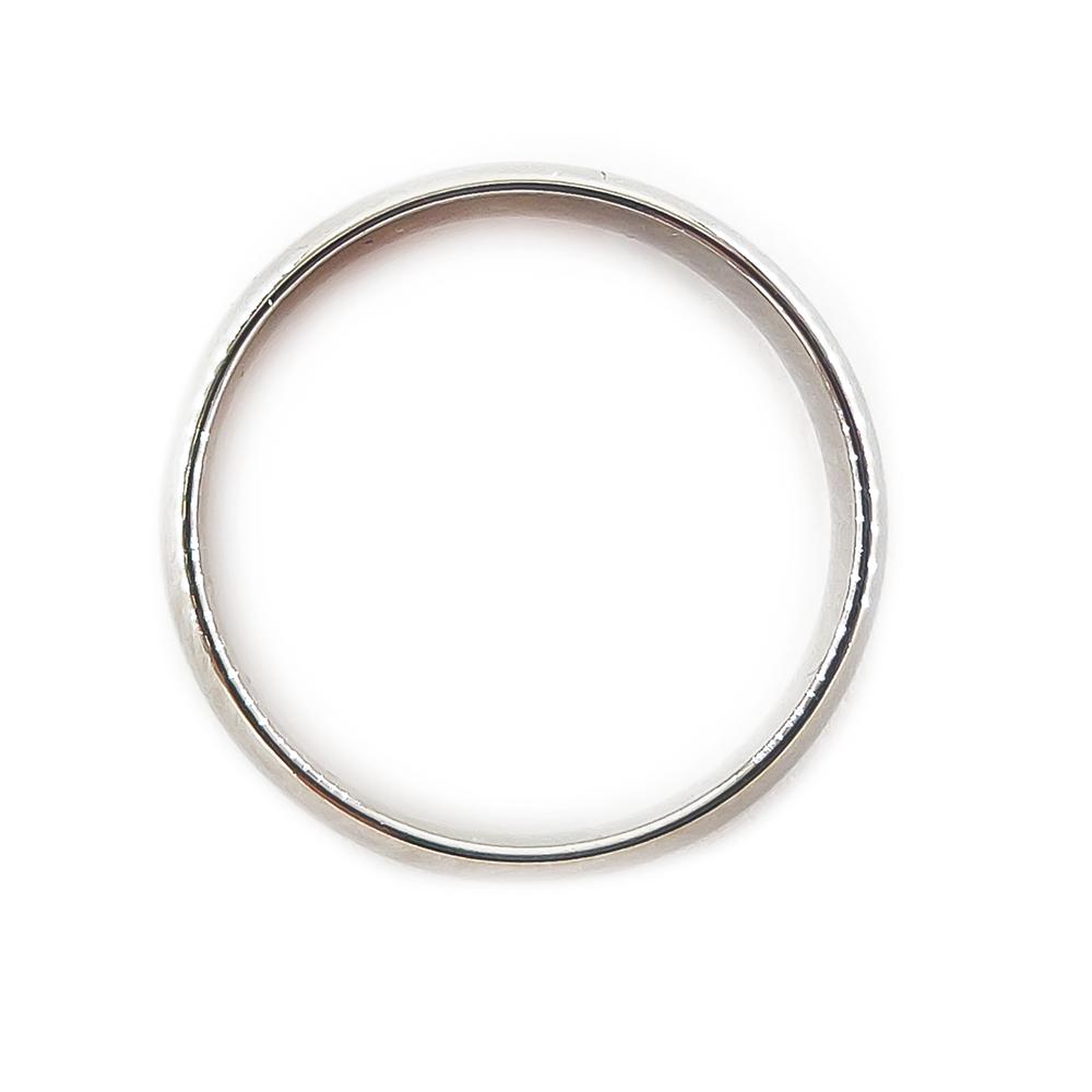 Valkokultainen kihlasormus,16.5mm #1