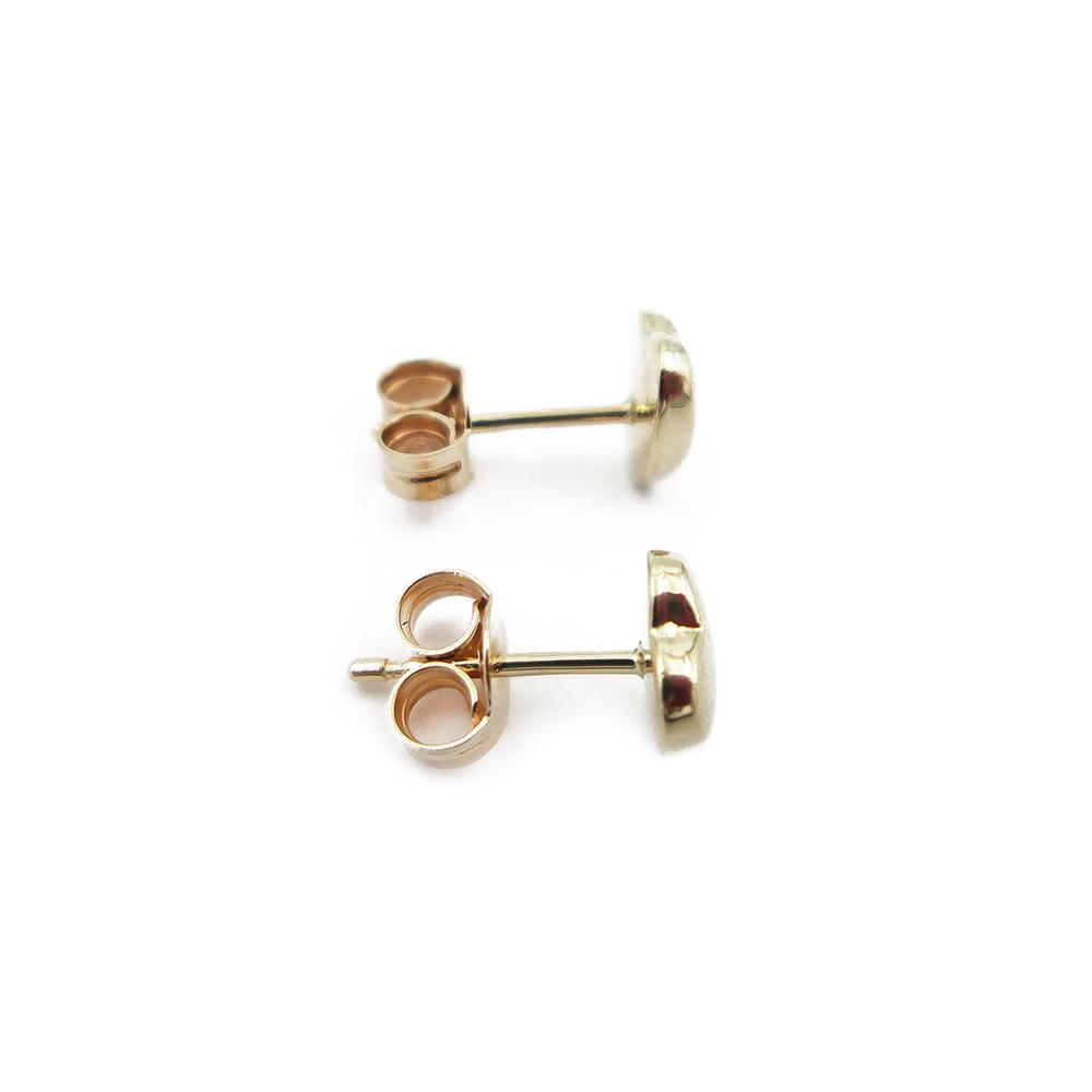 Kultaiset sydänkorvakorut timanttileikkauskuviolla 5.5x6mm Top Gold Oy #2