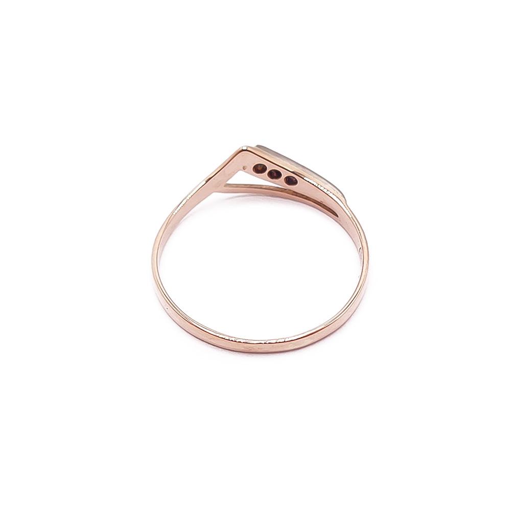 Kultainen timanttisormus 15mm 0,02ct #2