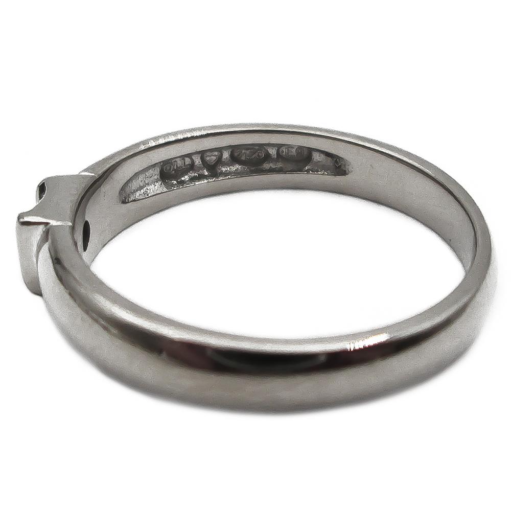 18K valkokultainen timanttisormus 15,75mm 0,05ct #3