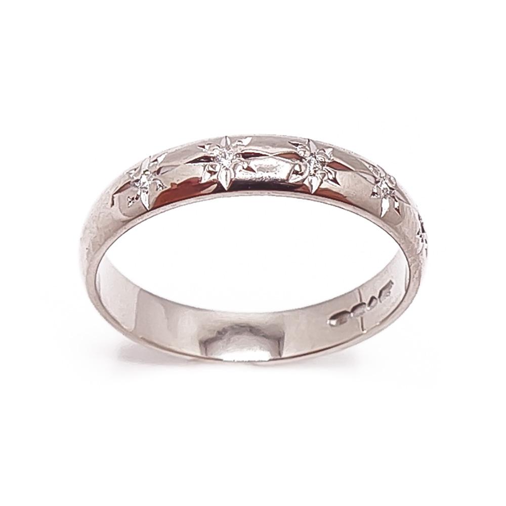 Kohinoor tähti-istutettu timanttisormus 0,05ct 17,5mm v.2007 #2