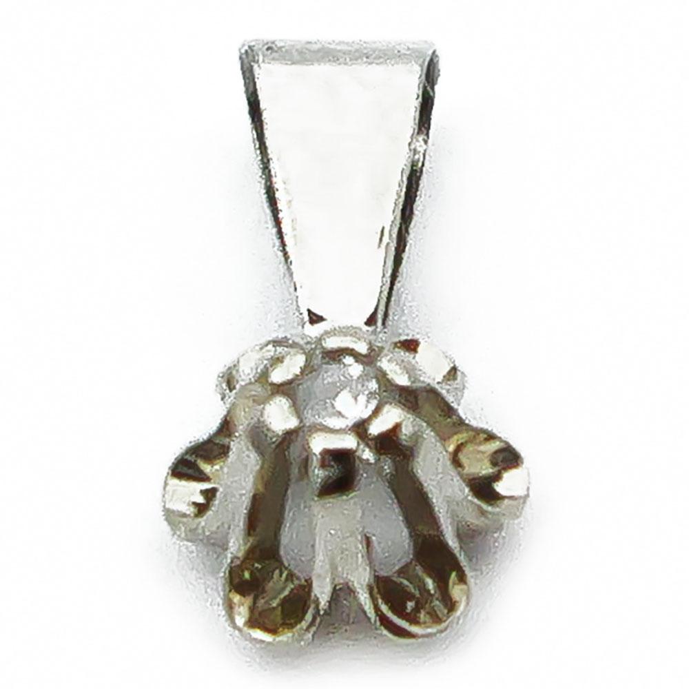 Valkokulta timanttiriipus 0,005ct #0