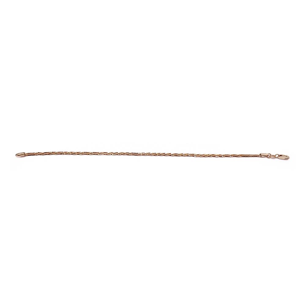 Kultainen kierre ranneketju 19,5cm #1