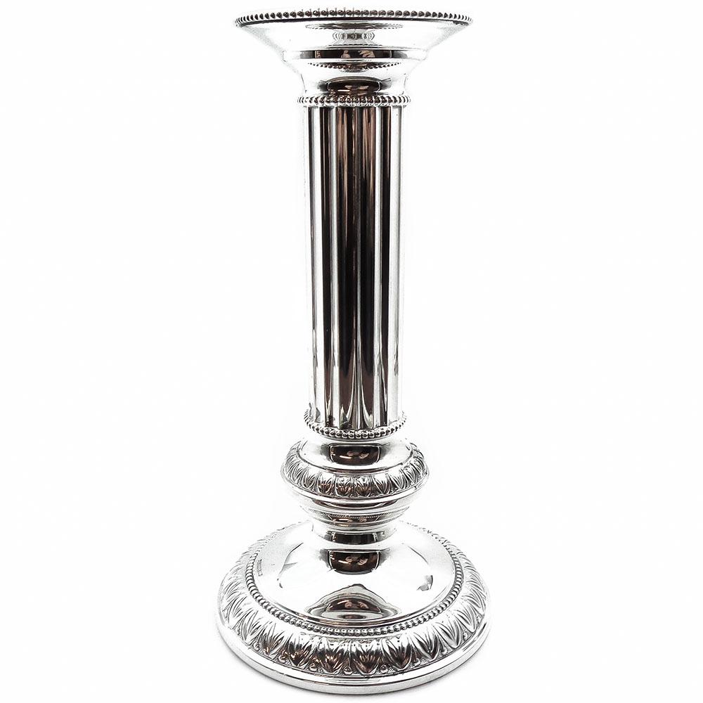 Pilari kynttilänjalka 16cm v.-96 hopea #0