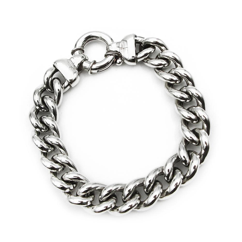 hopeinen panssari ketju 19,5cm #0