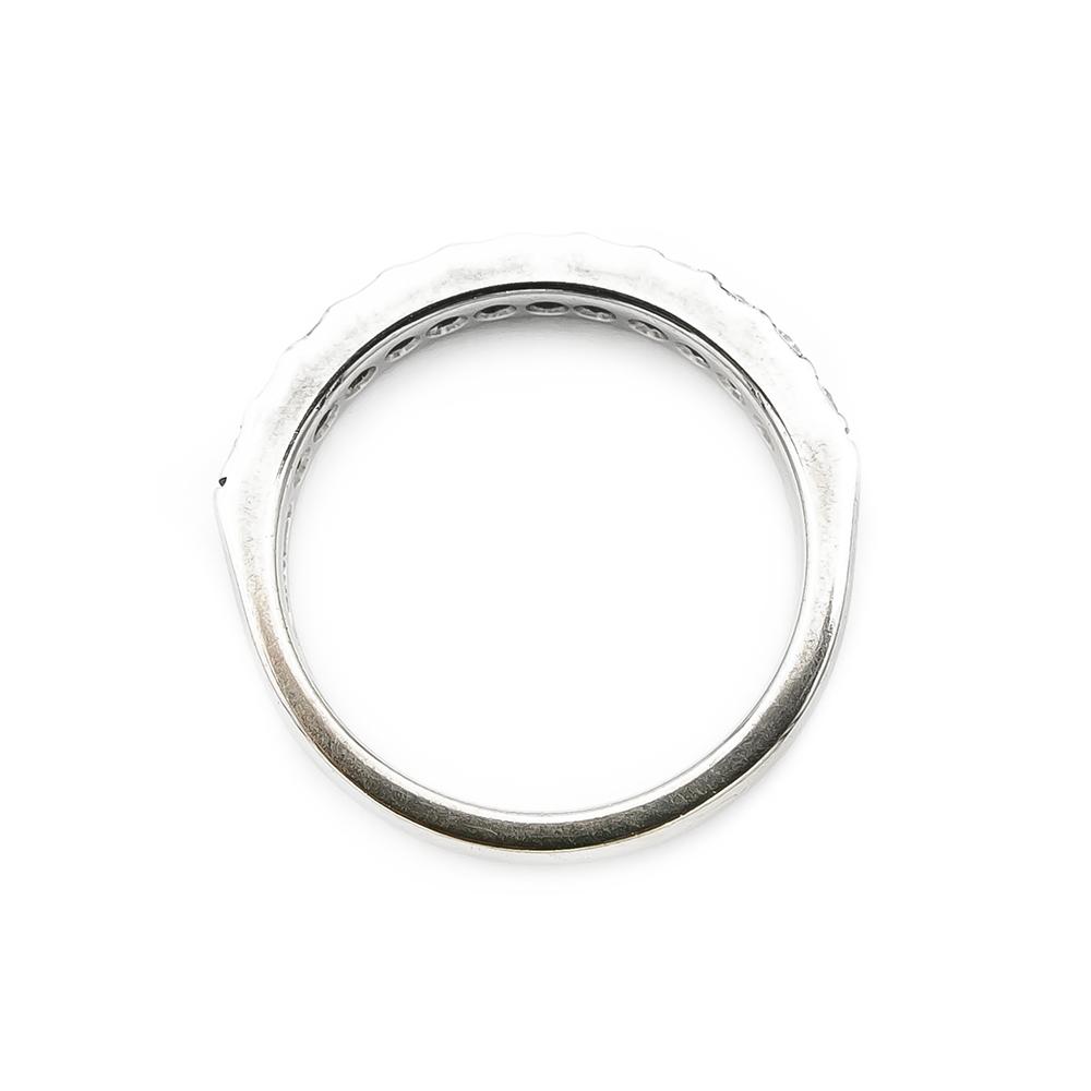 Valkokultainen timanttisormus 0.36ct 17,0mm 18k #1