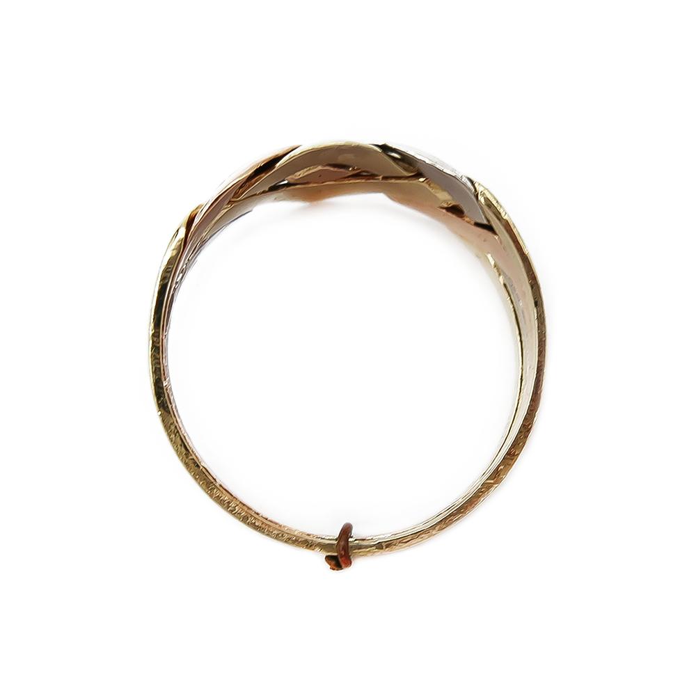Kolmivärinen pirunnyrkkisormus 17mm, käyttämätön #2