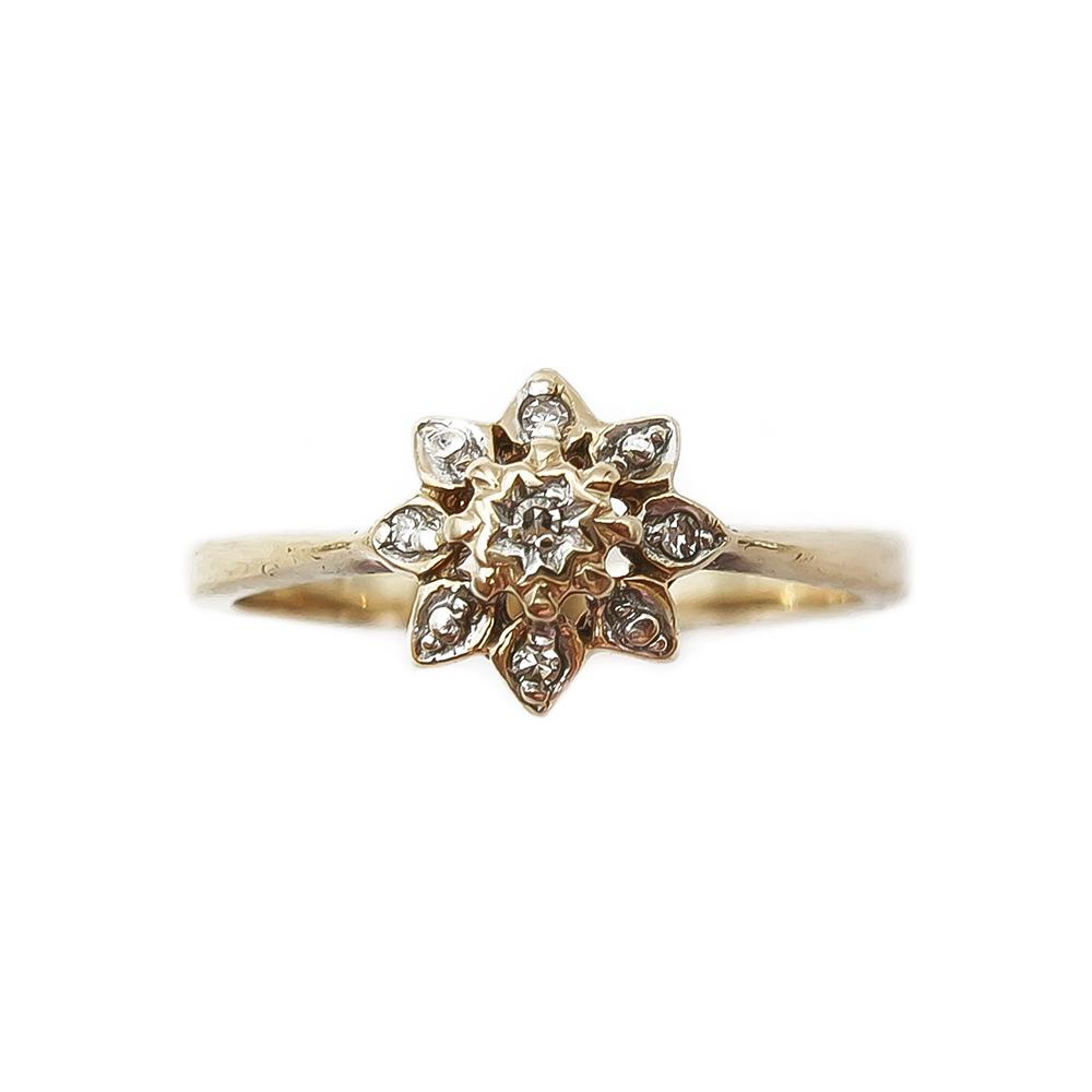 Timanttisormus 0,04ct 16,75mm #1