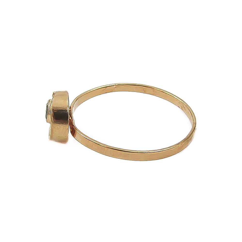 Kultainen Finnfeelings sormus vuorikristalli  halk.17.5mm #4