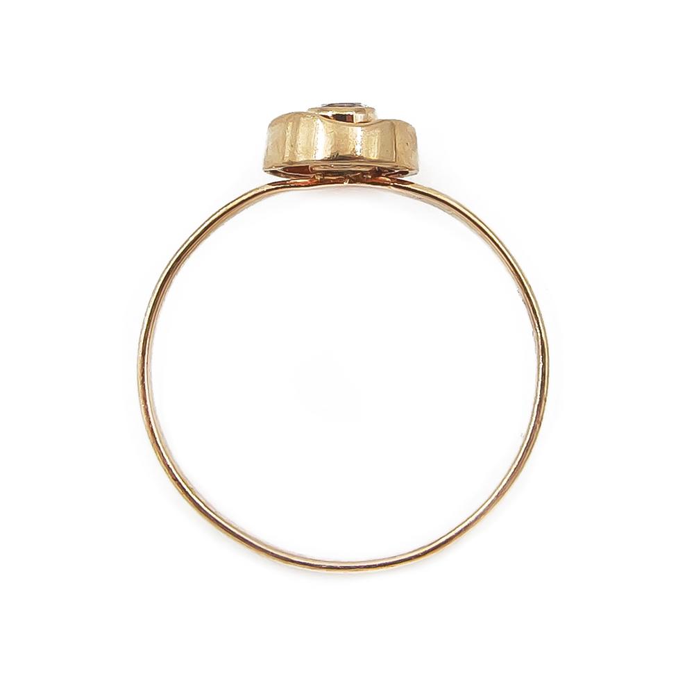 Kultainen Finnfeelings sormus vuorikristalli  halk.17.5mm #5