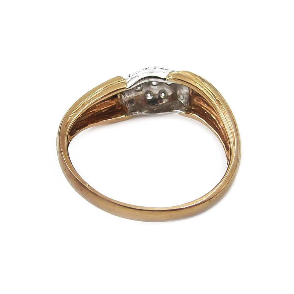 Timanttisormus yht.0,12ct v.1988 halk.17mm #2