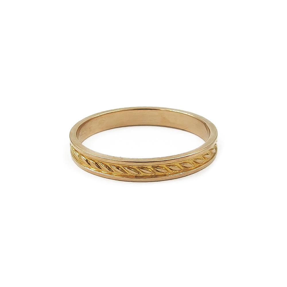 18k kultasormus v.1975 halk.16,5mm #3