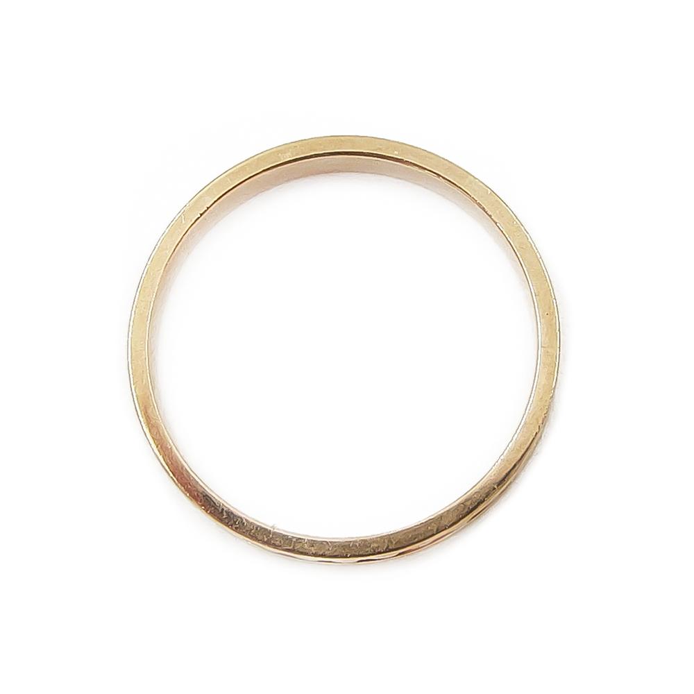 18k kultasormus v.1975 halk.16,5mm #4